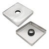 bociloy 3.5 Inch Large Square Shower Arm Flange Cover, Modern