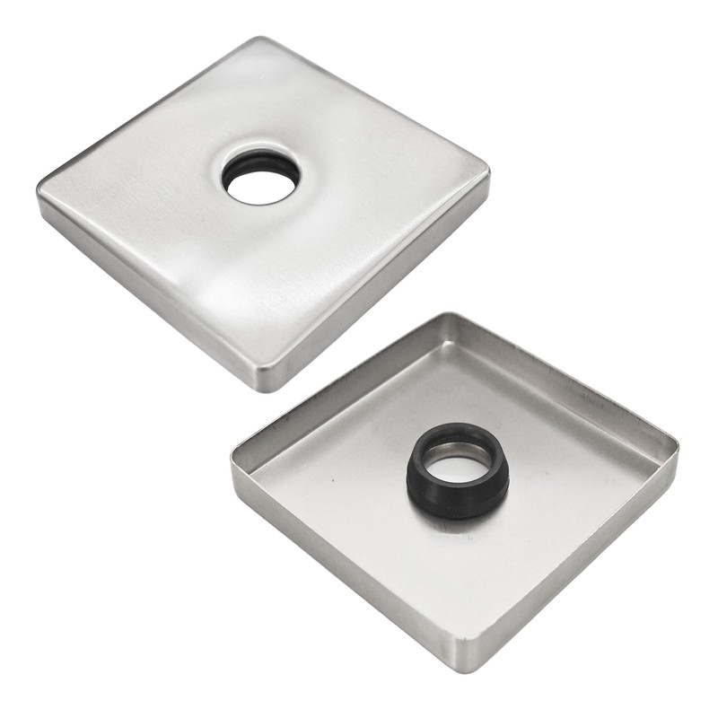 bociloy 3.5 Inch Large Square Shower Arm Flange Cover, Modern