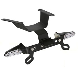 CBR650R/CB650R Kennzeichenträger-Set passend für CBR650R CB650R (2018-2020)–Heckumbausatz inkl. LED Blinker, Kennzeichenbeleuchtung & Heckkotflügel-Entferner, Verkleidung,Heckaufräumfunktion (Transp.)