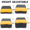 Tzou 16"x16" Adjustable High Step Aerobic Platform With 4 Risers,