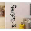 COVPAW® Wall Sticker XXL Flowers Tendril Rose Wall Sticker Mural