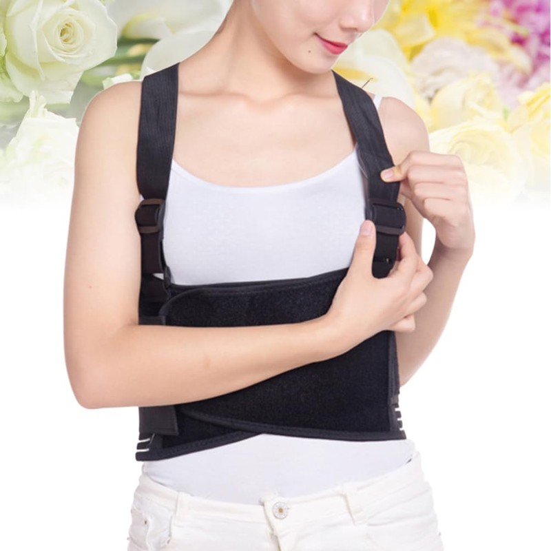 HEALLILY Rib Fixation Belt Adjustable Chest Brace for Broken Ribs