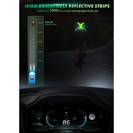 Fokia Kunbio LED Reflective Running Vest Gear,Light Up Vest Runners Night Walking USB Rechargeable,Up to 11hrs Light with Adjustable Waist/Shoulder for Women Men Kids (Green)