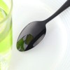 BISDARUN Teaspoons Espresso Spoons Black 18/10 Stainless Steel Set of