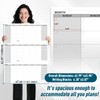 46" x 63" Dry Erase Wall Calendar - Undated 3-Month