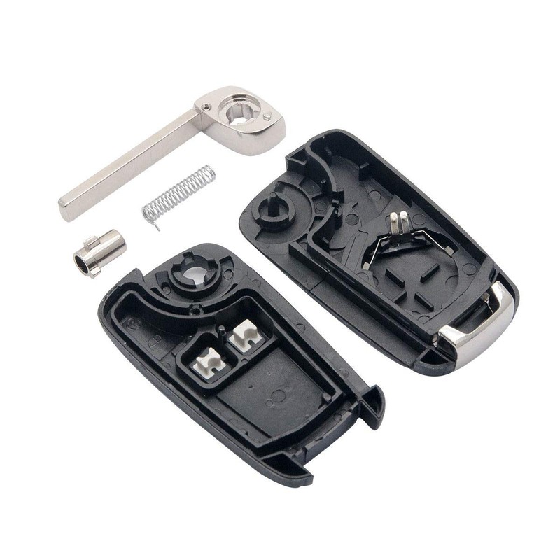 Riloer 2 x 2-Button Remote Key Fob without Remote Chip