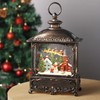 Priddop Christmas Snow Globe Lantern Christmas Decorations for Home with