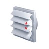 AirTech-UK Wall Gravity Flaps 190mm x 190mm Ventilation Grill -