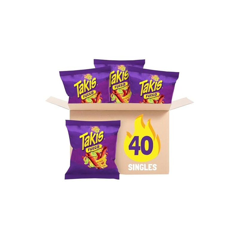 Takis Fuego Extreme Spicy Rolled Tortilla Chips Multipack