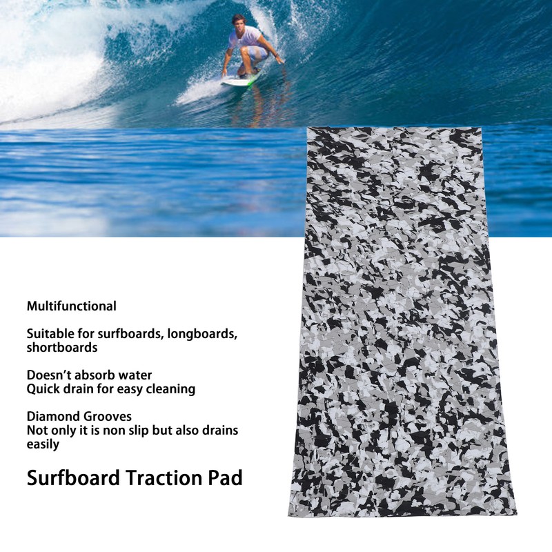 Surfing Board Grip Pad Anti Slip DIY Trimmable EVA Foam