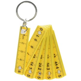 Kikkerland KRL46-A Mini Folding Ruler Keyring, Assorted,