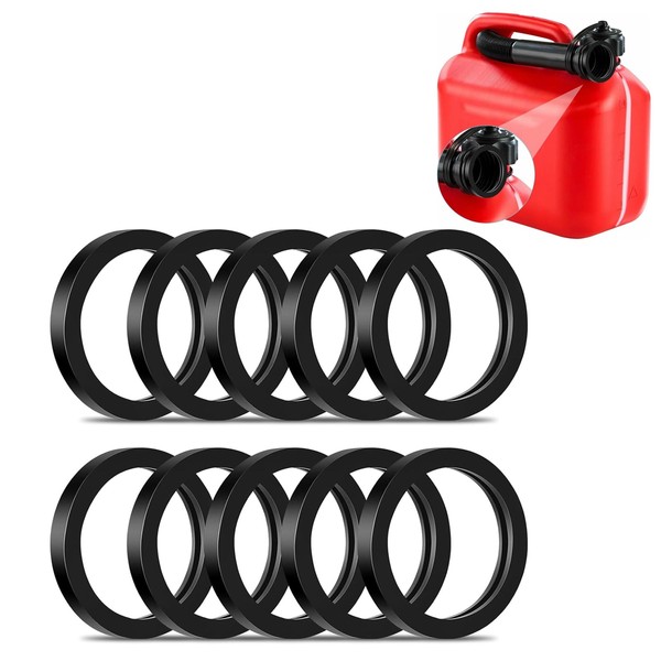 MOXRUQ 10 PCS Gas Can Spout Gaskets, Rubber Gas Can
