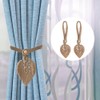 IVEOPPE Tiebacks Boho Curtain Holders, 2 Pieces Curtain Tiebacks Cotton