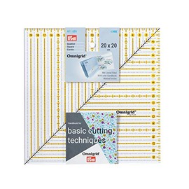 Prym Omnigrid 611655 Patchwork Ruler Square 20 x 20 cm