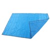 Picnic Blanket Blue Portable Foldable Outdoor Waterproof Sand Resistant Beach