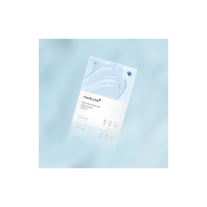 Mascarilla Facial Coreana MEDICUBE Zero Pore Cooling Mask - Refresca