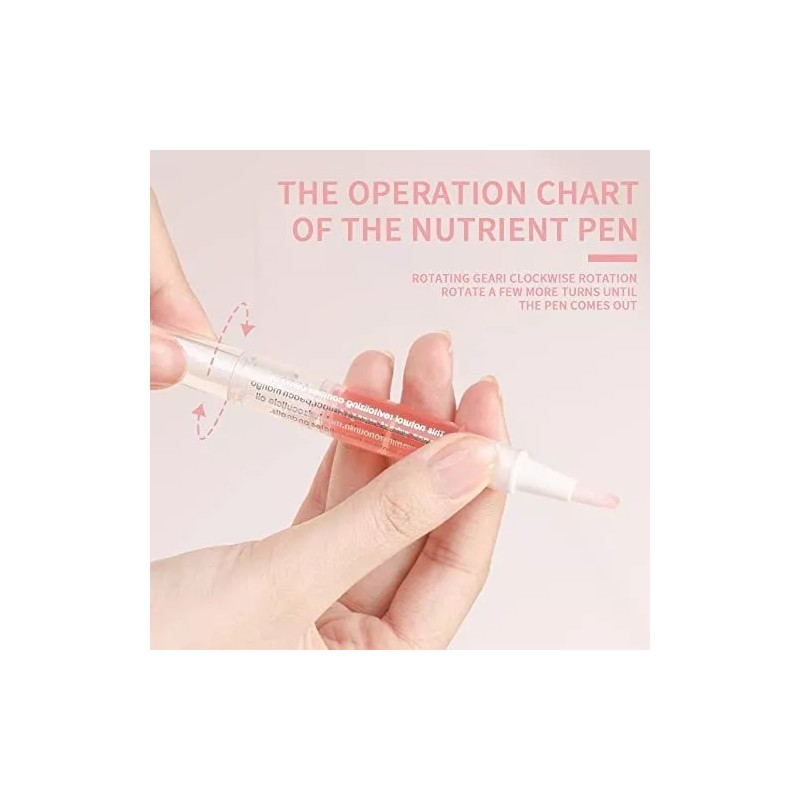 Sullmar Aceite Para Cuticula De Uñas Tipo Boligrafo Con 6pzas