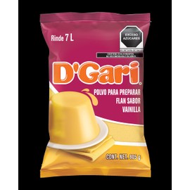 D'Gari Polvo para Preparar Flan, Sabor Vainilla 805 g