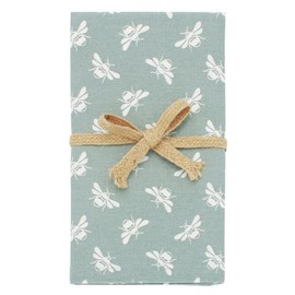 Walton & Co Moss Bee Napkin Set of 4