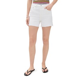 DAZE Women's Bottom Line Shorts, Marshmallow, White, 27