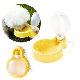 Dispensador portátil de botellas de agua para perros, de 17 onzas, grande, a prueba de fugas y plegable, accesorios para cachorros, pequeños, medianos y grandes, botellas de agua para perros,