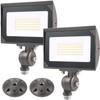 50W Outdoor LED Flood Light With 1/2" Knuckle Mount (Plate