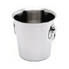 Genware NEV-26203 Wine Bucket With Ring Handles, Stainless Steel