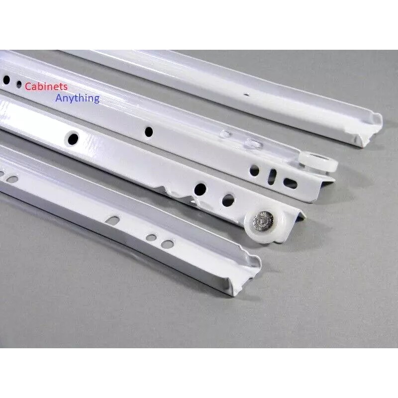 Knape & Vogt KV 1805 3/4 Extension White Epoxy Drawer