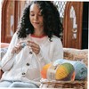 jojofuny 1Roll Gradient Hand Knitting Wool Yarn Approx for DIY