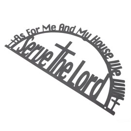 GLEAVI Metal Wall Decor Bible Scriptures Hanging Decoration Inspirational Home Wall Art Retro Style for Faith Lovers for Living Room