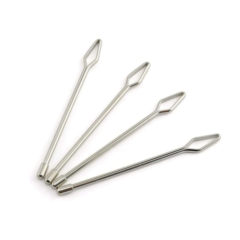 PZRT 4-Pack Easy Pull Stainless Steel Bodkin for Threading of
