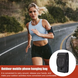 Phone Cases for Belt,Phone Belt Pouch - Portable Flap Waist Cell Phone Bag, Pouch Outdoor Multifunctional for Cell Phones Up to 6.3 Inches