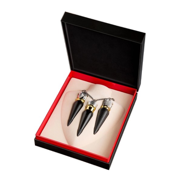 CHRISTIAN LOUBOUTIN ​3pc Rouge Louboutin Lip Color Trio Set Chain