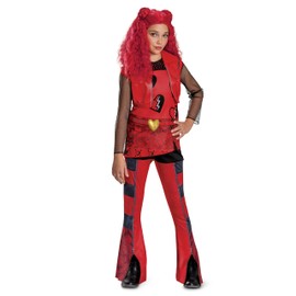 Disguise 125489L Red Classic Fancy Dress Costume, Girls, Descendants, S (4-6x)