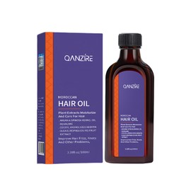 BSMKCL Purple Hair Oil Purple Moroccan Hair Oil Hair Volumizing Oil for Tangled, Dry, Brittle, Damaged, Dull Hair - Plant Formula, Moisturizing, Nourishing, Repairing (100ml)