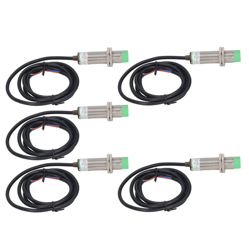 5Pcs Proximity Switch 2 Wire Normally Open 68Hz Response Frequency