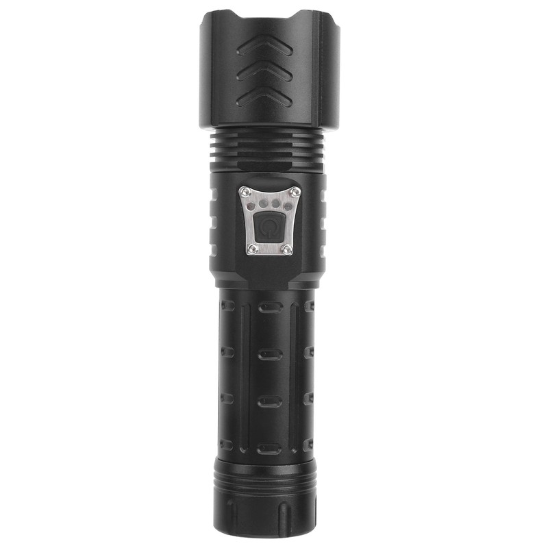 XHP90 Flashlight Zoomable Focusing USB Rechargeable TypeC Rechargeable Torch Outdoor