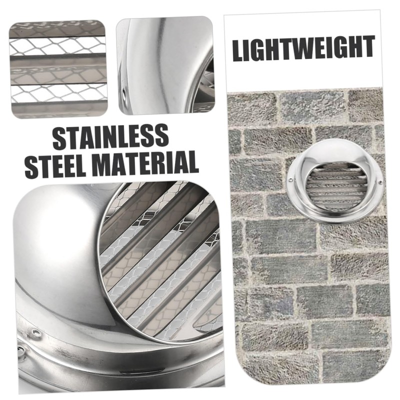 COHEALI Round Vent Windproof Hood Durable Stainless Steel Cover for