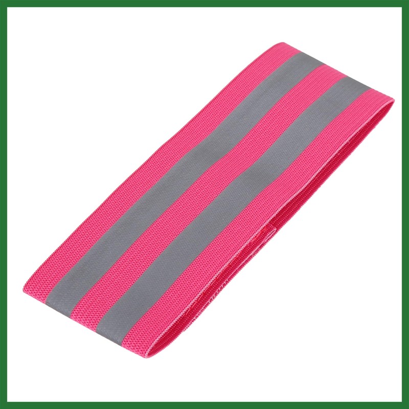Motoforti 8pcs Reflective Bands for Arm Cycling Reflective Armbands Pink