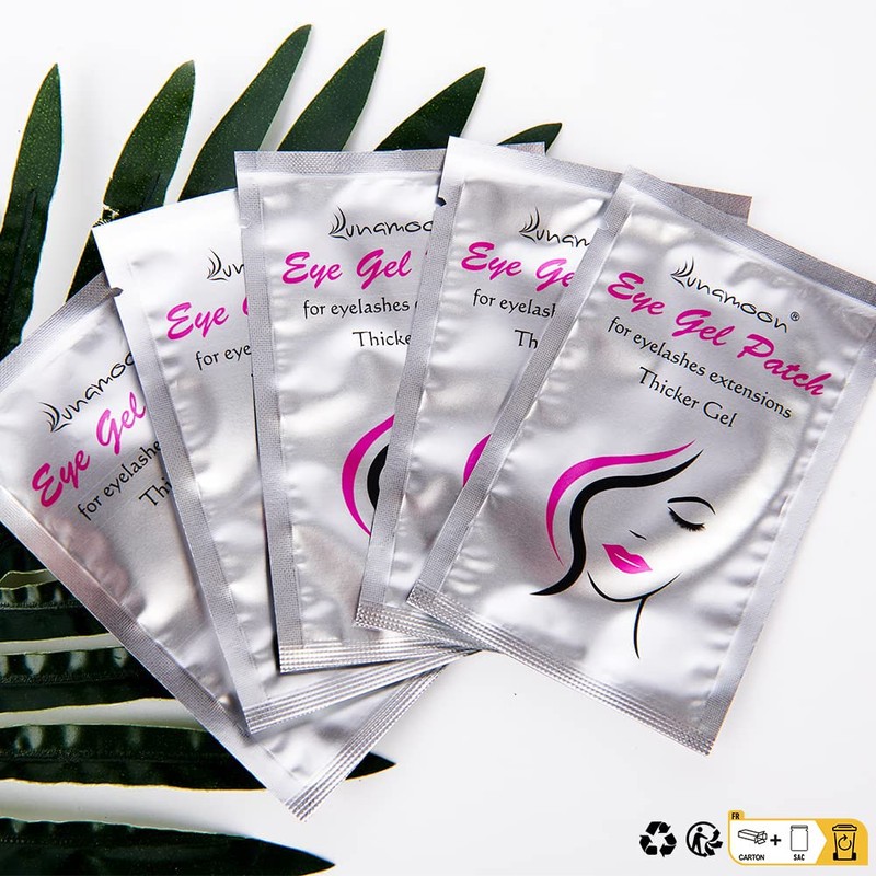 Lunamoon Eye Pads for Eyelash Extension Eyelash Pads Dyeing Eyelash