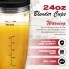 24oz Replacement Cup with Sip and Seal Lid for Nutri
