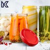 KADAX Screw Cap fi58mm Twist Off Lids Set Metal Replacement