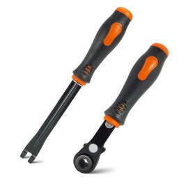 AKSOVA Slack Adjuster Tools, Automatic Slack Adjuster Release Tool,Fork End Release Tool & 5/16'' Double Square Ratcheting Wrench