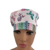European Style Scrub Cap No Ribbon – Cactus Botanical –