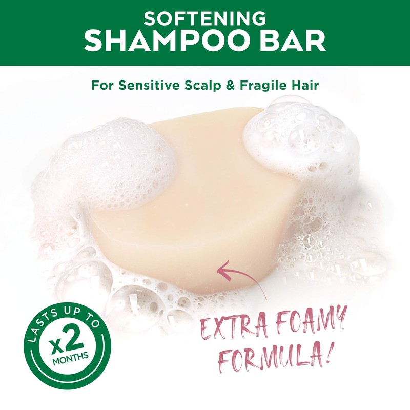 Garnier Ultimate Blends Delicate Oat Softening Shampoo Bar for Sensitive