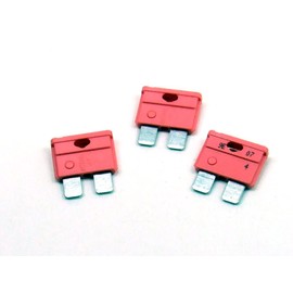 POPESQ® #A870 Car Fuse 19 mm 4A Pink Pack of 3