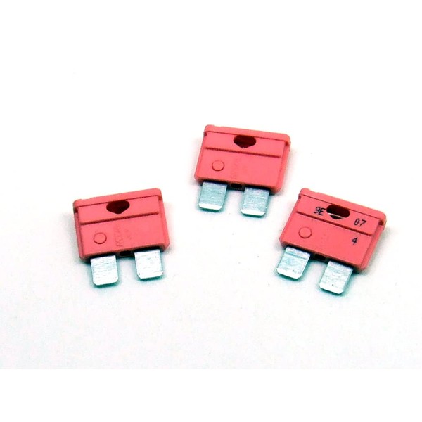 POPESQ® #A870 Car Fuse 19 mm 4A Pink Pack of