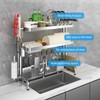 Shrivee Over The Sink Dish Drainer Drying Rack, Full Stainless