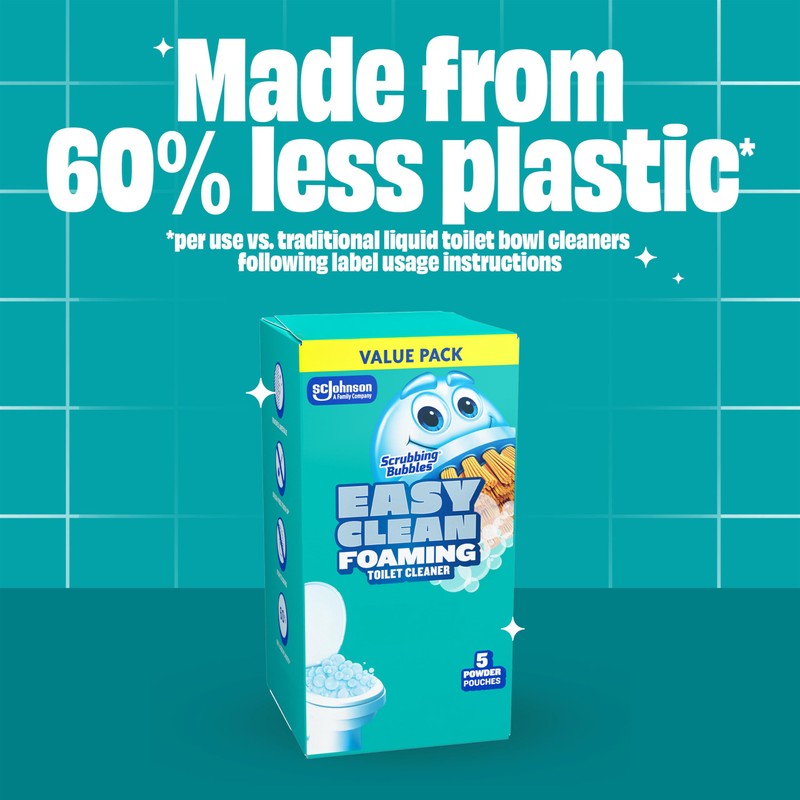Scrubbing Bubbles Easy Clean Foaming Toilet Bowl Cleaner, Easy Toilet