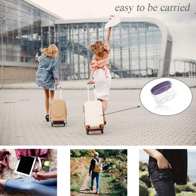 ZEJIA 5 Gram Sample Containers with Lids, Mini Makeup Containers,